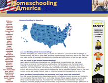 Tablet Screenshot of homeschoolinginamerica.com